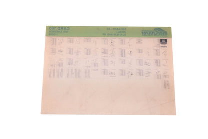 Mercruiser DP031-56 2000 500 Carb Parts Catalog Microfiche