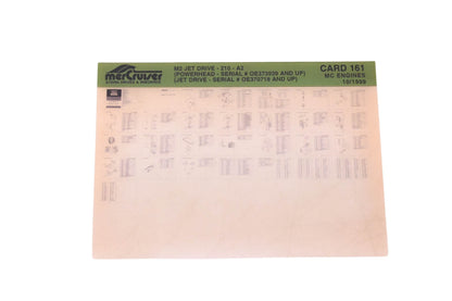 Mercruiser DP031-57 1999 M2 Jet Drive-210 Parts Catalog Microfiche