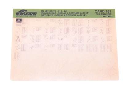 Mercruiser DP031-57 1999 M2 Jet Drive-210 Parts Catalog Microfiche
