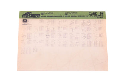 Mercruiser DP031-59 1999 5.0L/5.7L EFI Alpha/Bravo Parts Catalog Microfiche
