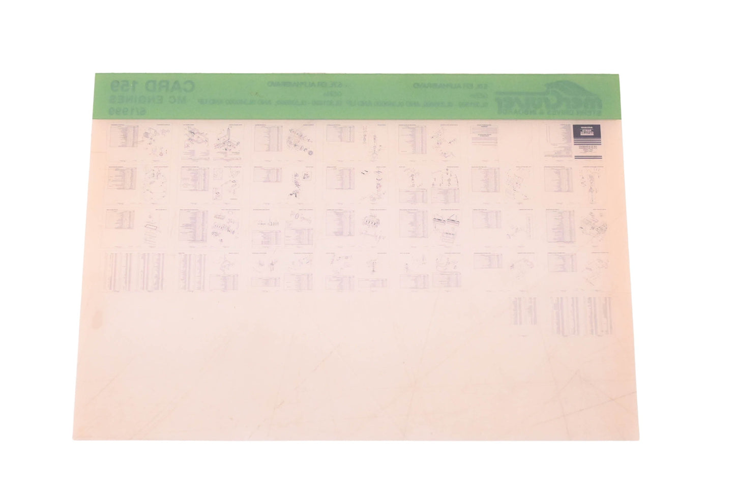 Mercruiser DP031-59 1999 5.0L/5.7L EFI Alpha/Bravo Parts Catalog Microfiche