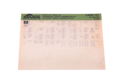 Mercruiser DP031-64 1999 Sport Jet 175XR2 Parts Catalog Microfiche