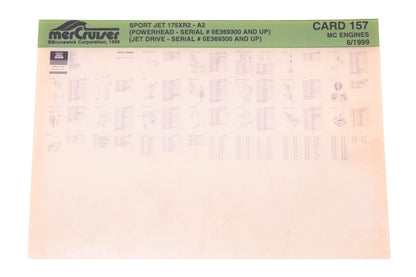 Mercruiser DP031-64 1999 Sport Jet 175XR2 Parts Catalog Microfiche