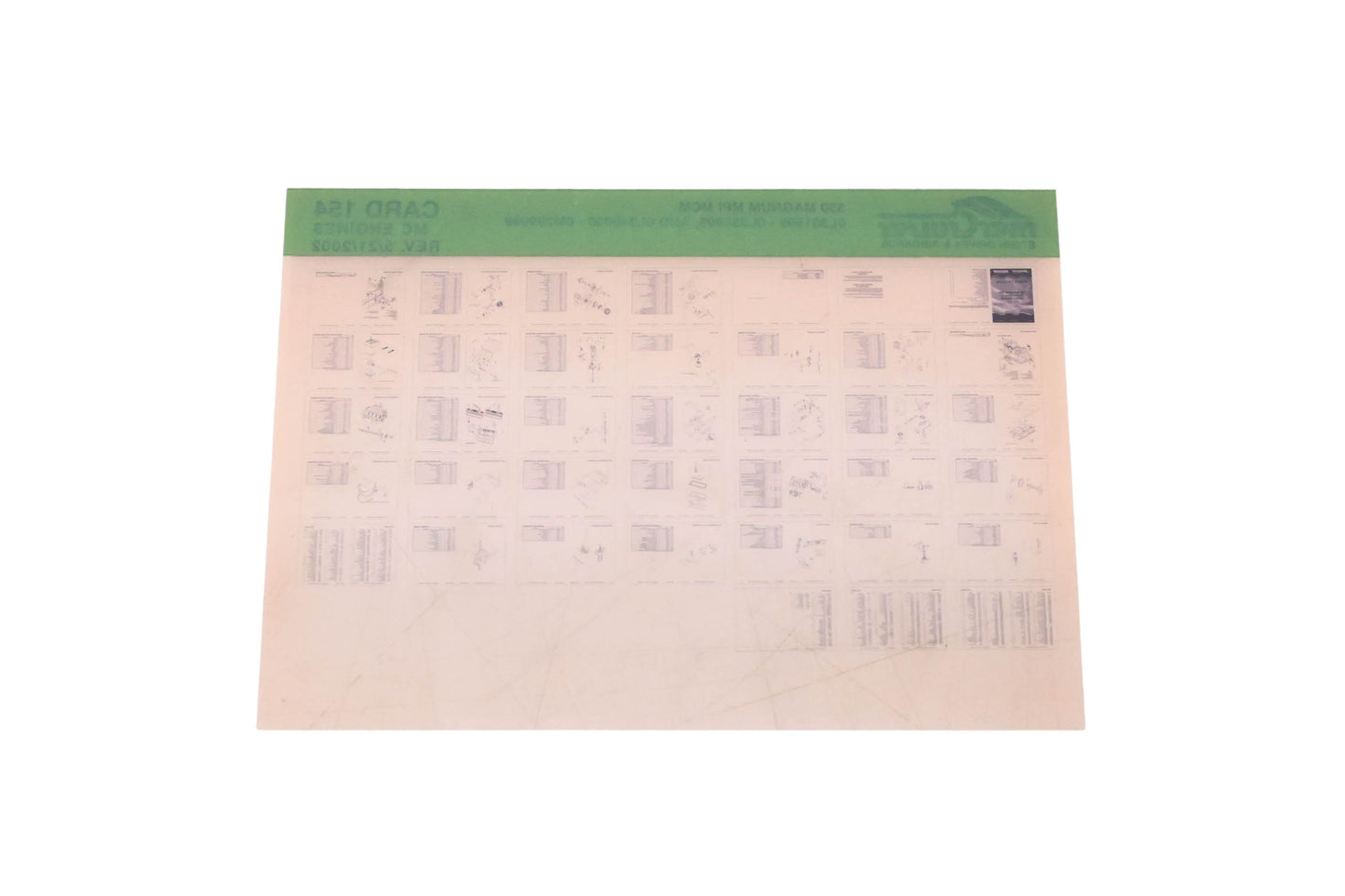 Mercruiser DP031-69 2002 350 Magnum MPI MCM Parts Catalog Microfiche