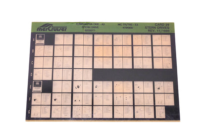 Mercruiser DP031-78 1990 R/MR/Alpha One Parts Catalog Microfiche