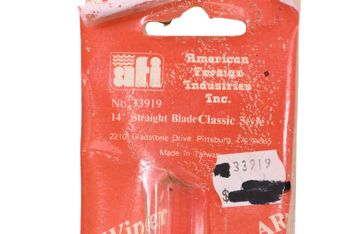 AFI 33919 14" Straight Wiper Blade NOS