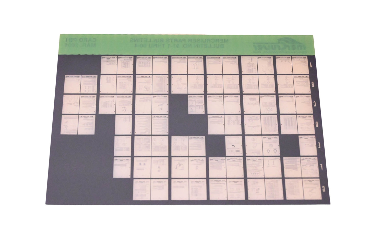 Mercruiser DP031-81 2001 Parts Bulletins Microfiche