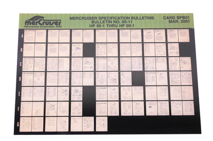 Mercruiser DP031-83 2001 Specification Bulletins Microfiche