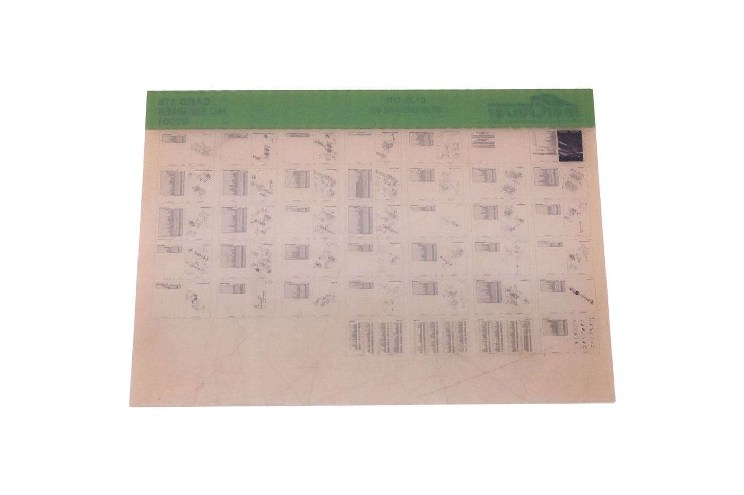 Mercruiser DP031-84 2001 D1.7L DTI Parts Catalog Microfiche