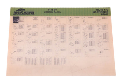 Mercruiser DP031-84 2001 D1.7L DTI Parts Catalog Microfiche
