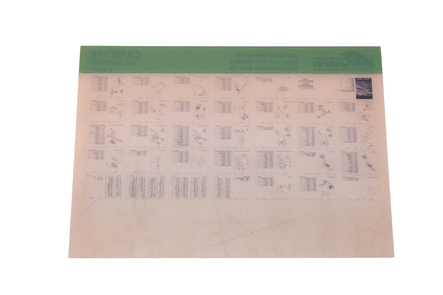 Mercruiser DP031-85 2001 496 MAG Parts Catalog Microfiche
