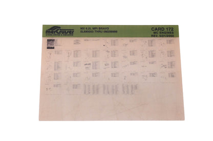 Mercruiser DP031-87 2002 MX 6.2L MPI Bravo Parts Catalog Microfiche