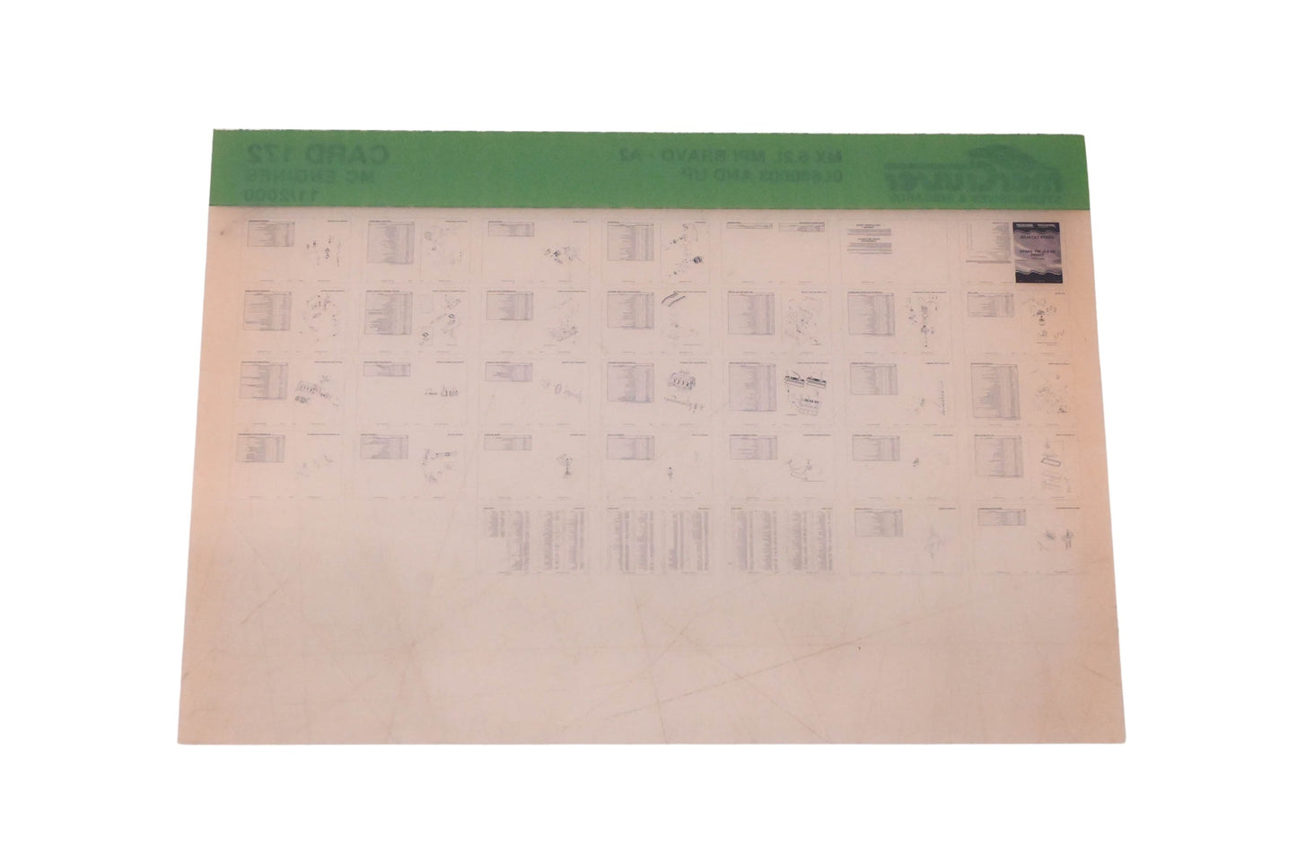 Mercruiser DP031-88 200 MX 6.2L MPI Bravo Parts Catalog Microfiche