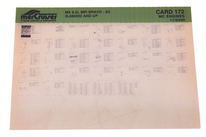Mercruiser DP031-88 200 MX 6.2L MPI Bravo Parts Catalog Microfiche