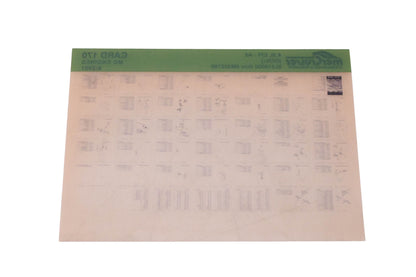 Mercruiser DP031-90 2001 4.3L EFI Parts Catalog Microfiche