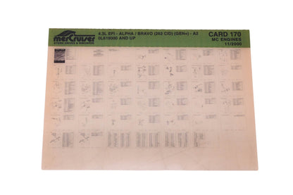 Mercruiser DP031-91 2000 4.3L EFI- Alpha/Bravo (262 CID) (GEN+) Parts Catalog Microfiche