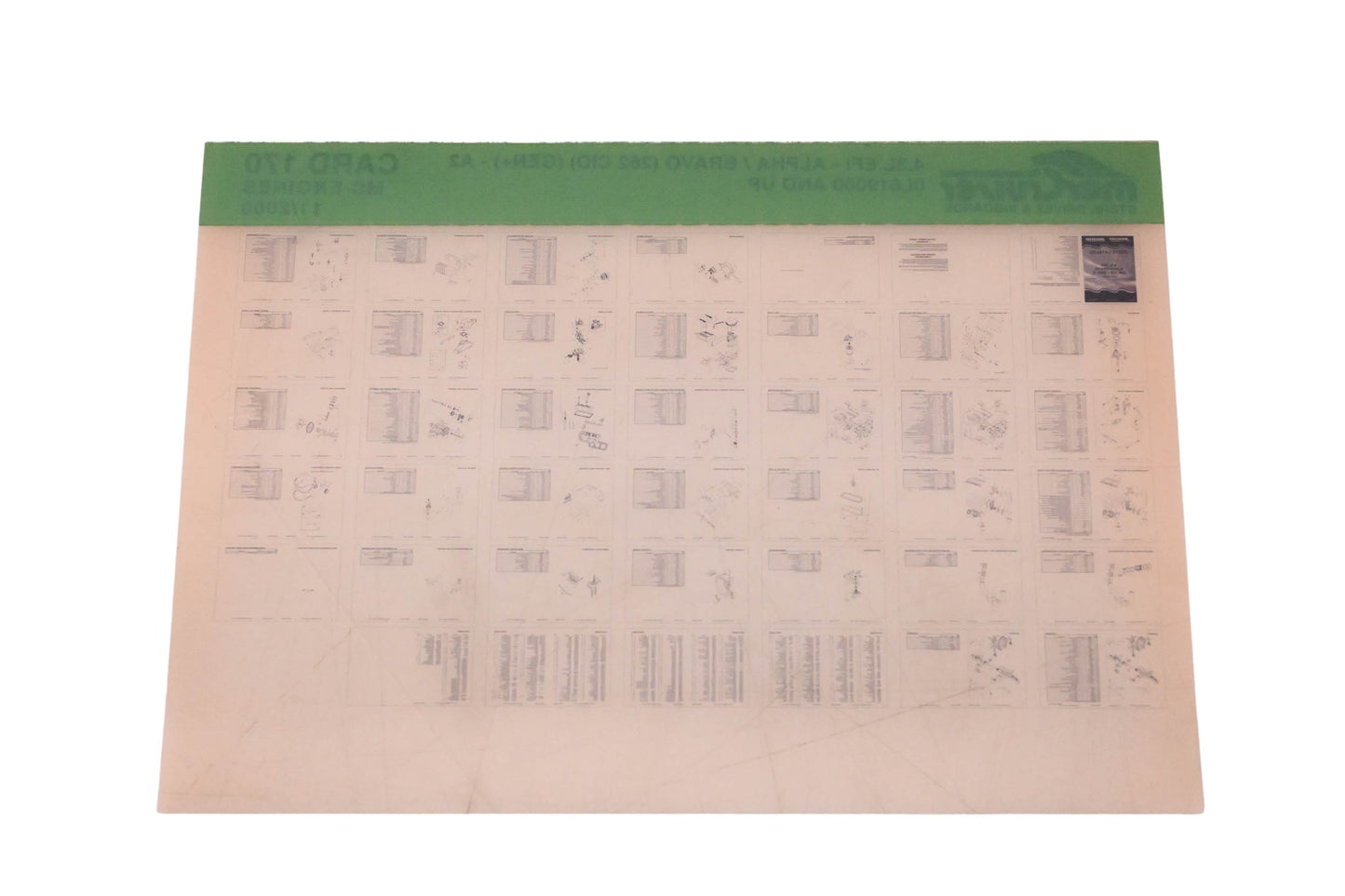Mercruiser DP031-91 2000 4.3L EFI- Alpha/Bravo (262 CID) (GEN+) Parts Catalog Microfiche