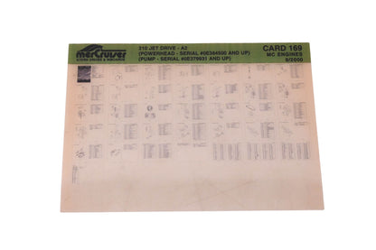 Mercruiser DP031-93 2000 210 Jet Drive Parts Catalog Microfiche
