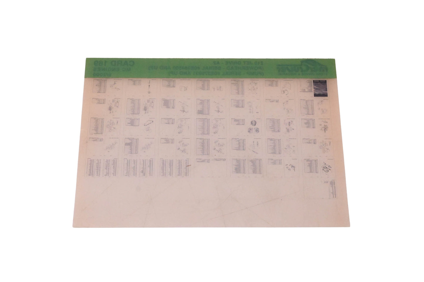 Mercruiser DP031-93 2000 210 Jet Drive Parts Catalog Microfiche