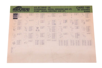 Mercruiser DP031-93 2000 210 Jet Drive Parts Catalog Microfiche