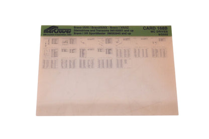 Mercruiser DP031-94 2002 Bravo I/II/III / Bravo I/II/IIIX -Bravo XR/XZ Parts Catalog Microfiche