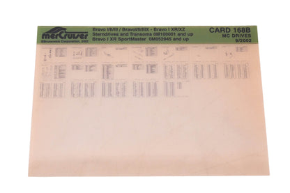 Mercruiser DP031-94 2002 Bravo I/II/III / Bravo I/II/IIIX -Bravo XR/XZ Parts Catalog Microfiche