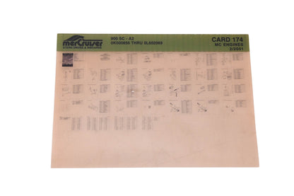 Mercruiser DP031-95 2001 900 SC Parts Catalog Microfiche