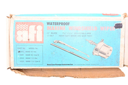 AFI 30000, 035028300009 Waterproof Marine Windshield Wiper Kit NOS