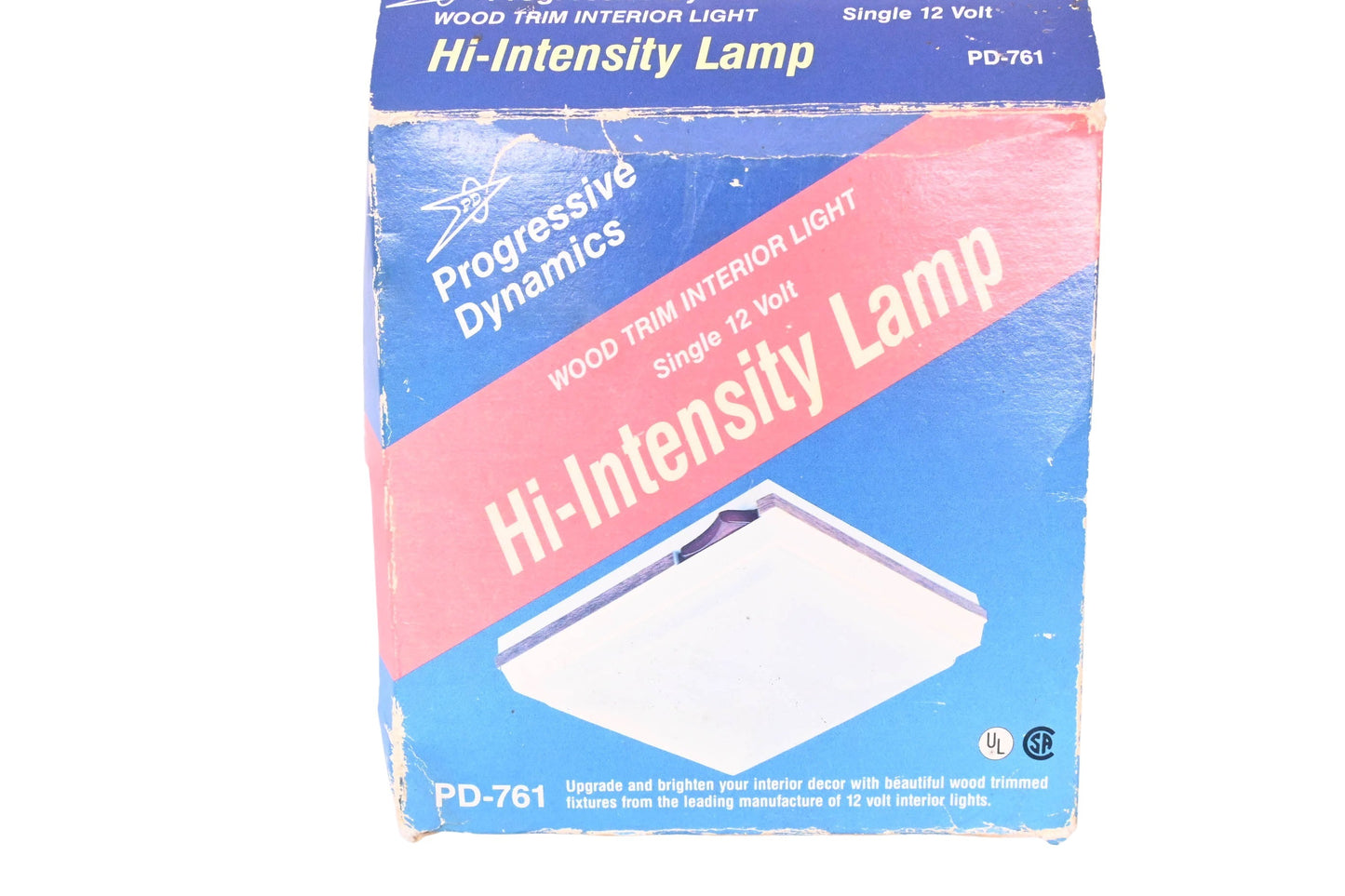 Progressive Dynamics PD-761 12-Volt Single Dome Light NOS