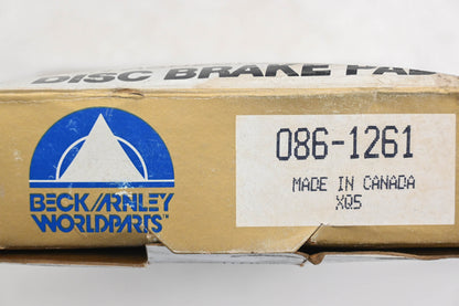Beck/Arnley 086-1261 Super Deluxe Non-Asbestos Disc Brake Pad Kit NOS