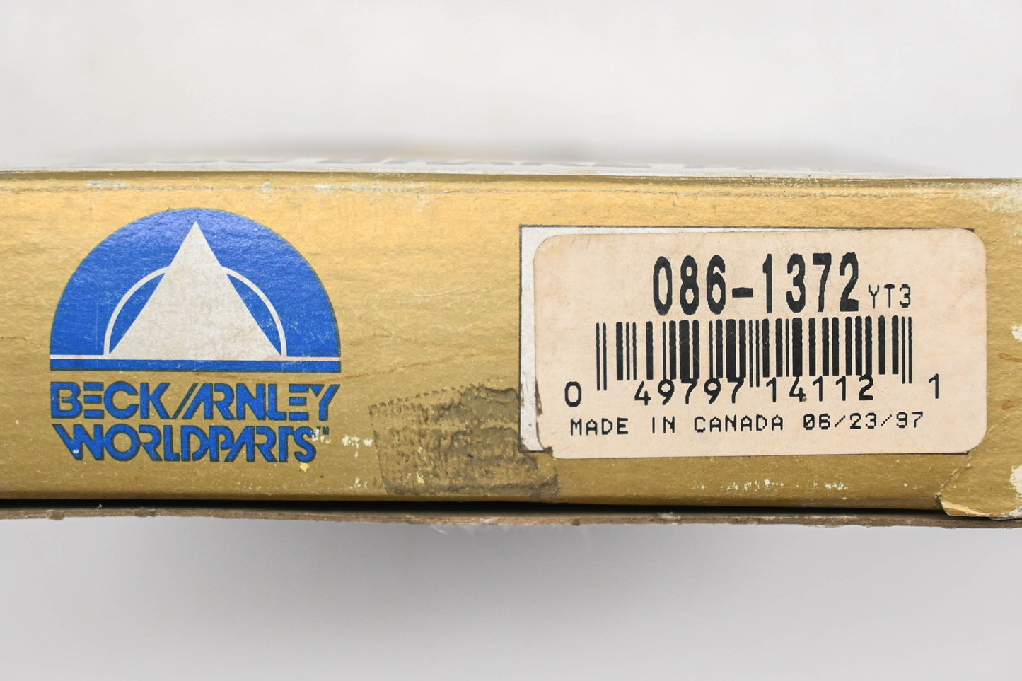 Beck/Arnley 086-1372 Super Deluxe Non-Asbestos Disc Brake Pad Kit NOS