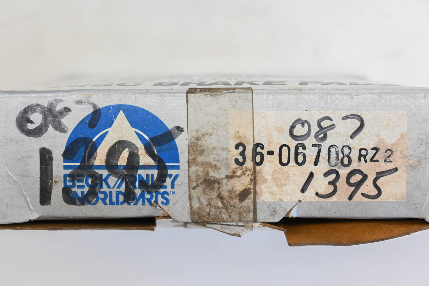 Beck/Arnley 087-1395, 36-06708 Silver Supreme Semi-Metallic Non-Asbestos Brake Pad Kit NOS