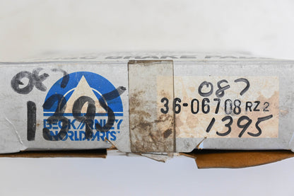 Beck/Arnley 087-1395, 36-06708 Silver Supreme Semi-Metallic Non-Asbestos Brake Pad Kit NOS