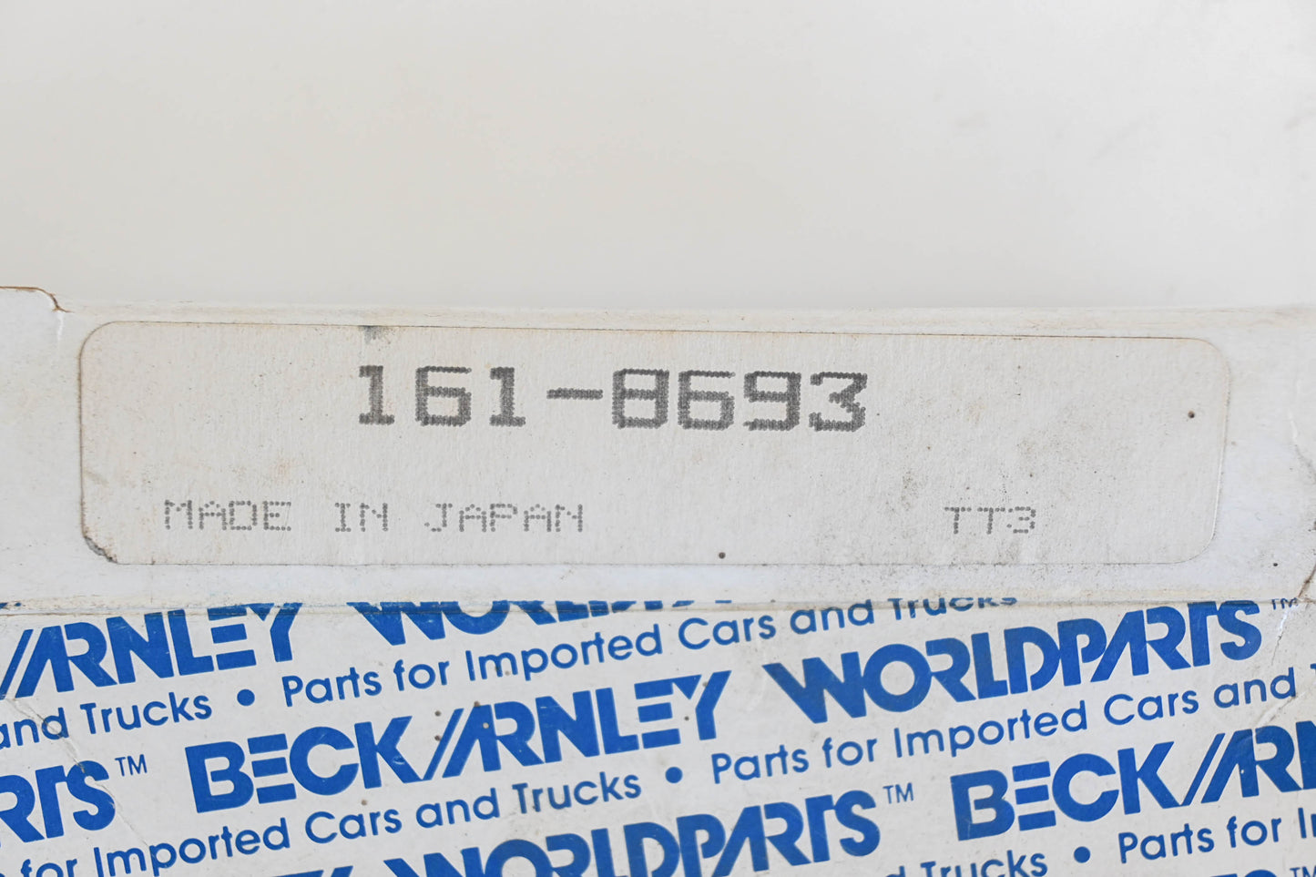 Beck/Arnley 161-8693 Toyota Carburetor Repair Kit NOS