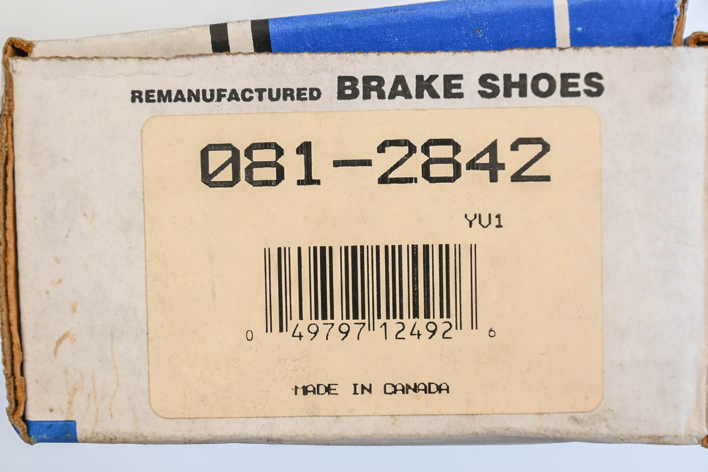 Beck/Arnley 081-2842 Remanufactured Drum Brake Shoe Kit NOS