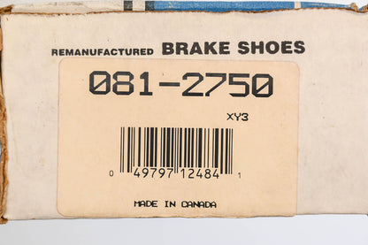 Beck/Arnley 081-2750 Remanufactured Drum Brake Shoe Kit NOS