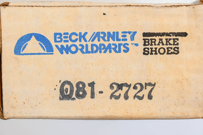 Beck/Arnley 081-2727 Remanufactured Drum Brake Shoe Kit NOS