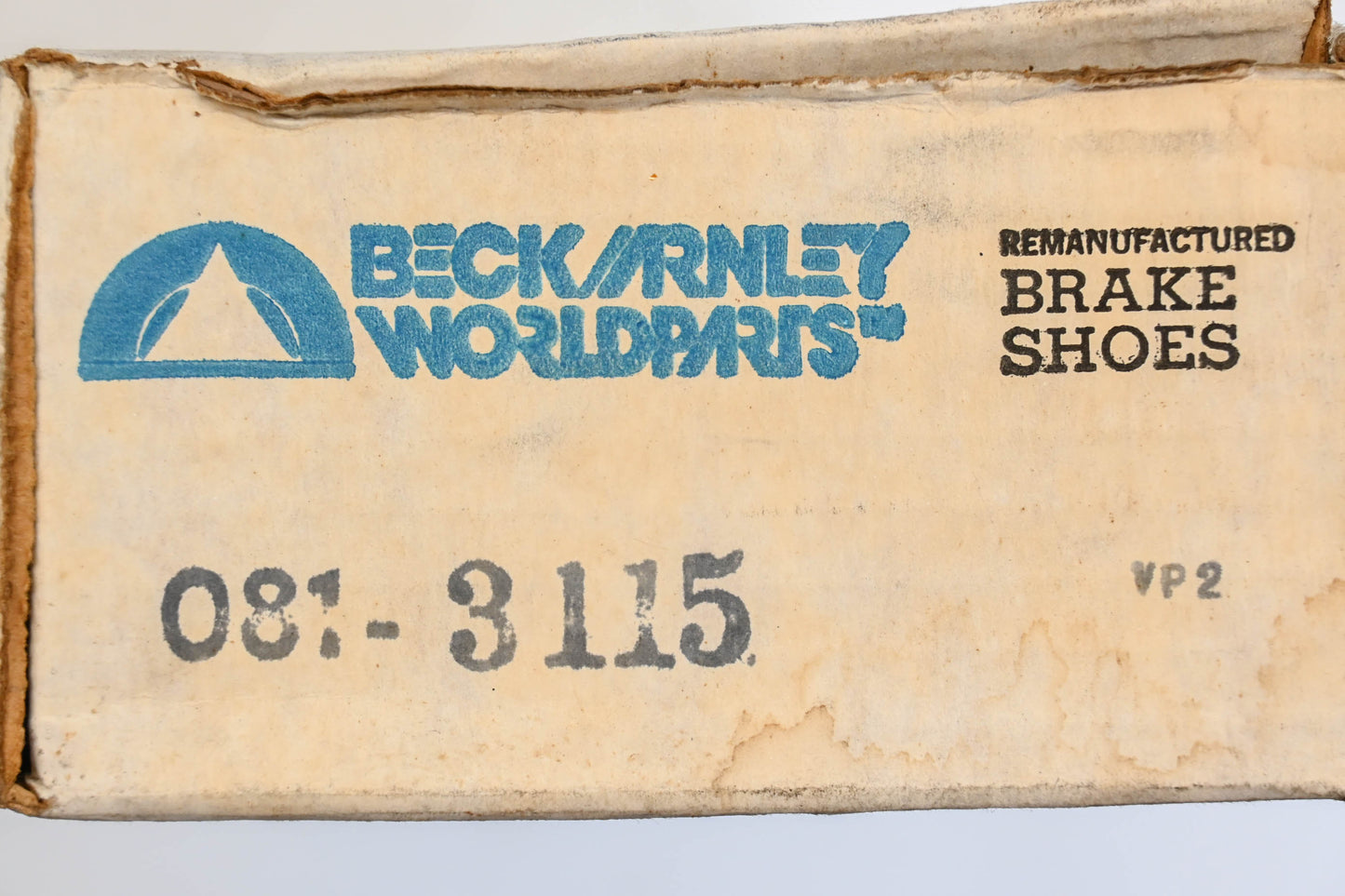 Beck/Arnley 081-3115 Remanufactured Drum Brake Shoe Kit NOS