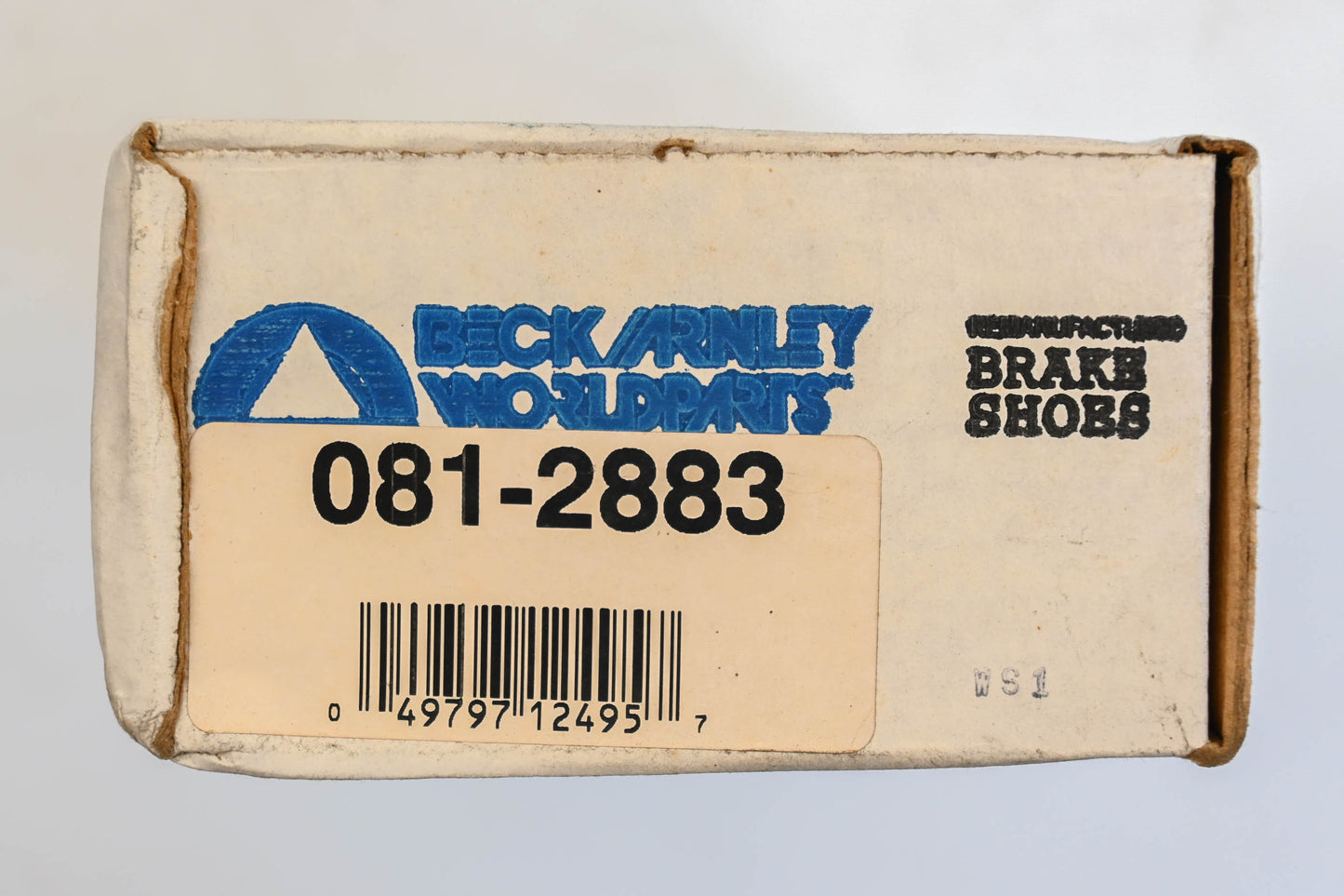 Beck/Arnley 081-2883 Remanufactured Drum Brake Shoe Kit NOS