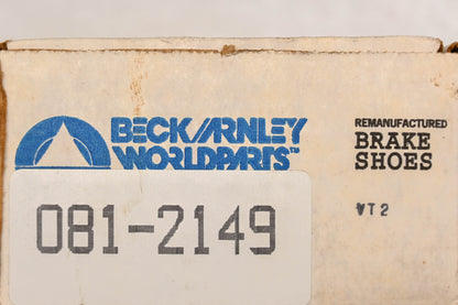 Beck/Arnley 081-2149 Remanufactured Drum Brake Shoe Kit NOS