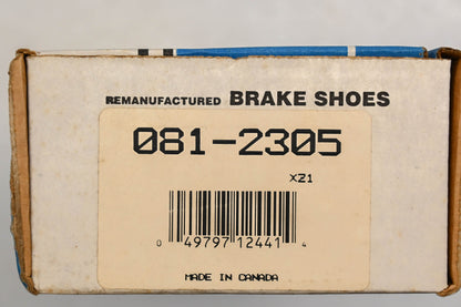 Beck/Arnley 081-2305 Remanufactured Drum Brake Shoe Kit NOS
