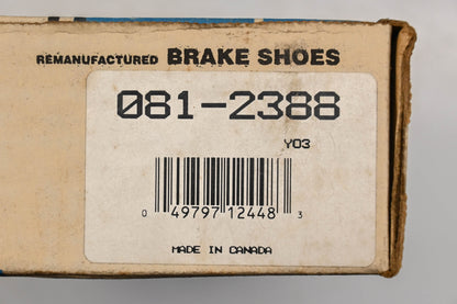 Beck/Arnley 081-2388 Remanufactured Drum Brake Shoe Kit NOS