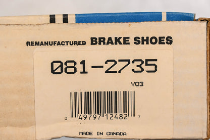 Beck/Arnley 081-2735 Remanufactured Drum Brake Shoe Kit NOS