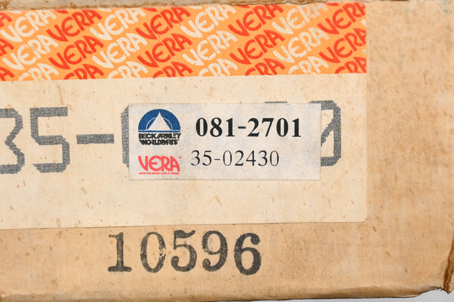 Vera 081-2701, 35-02430 Remanufactured Drum Brake Shoe Kit NOS