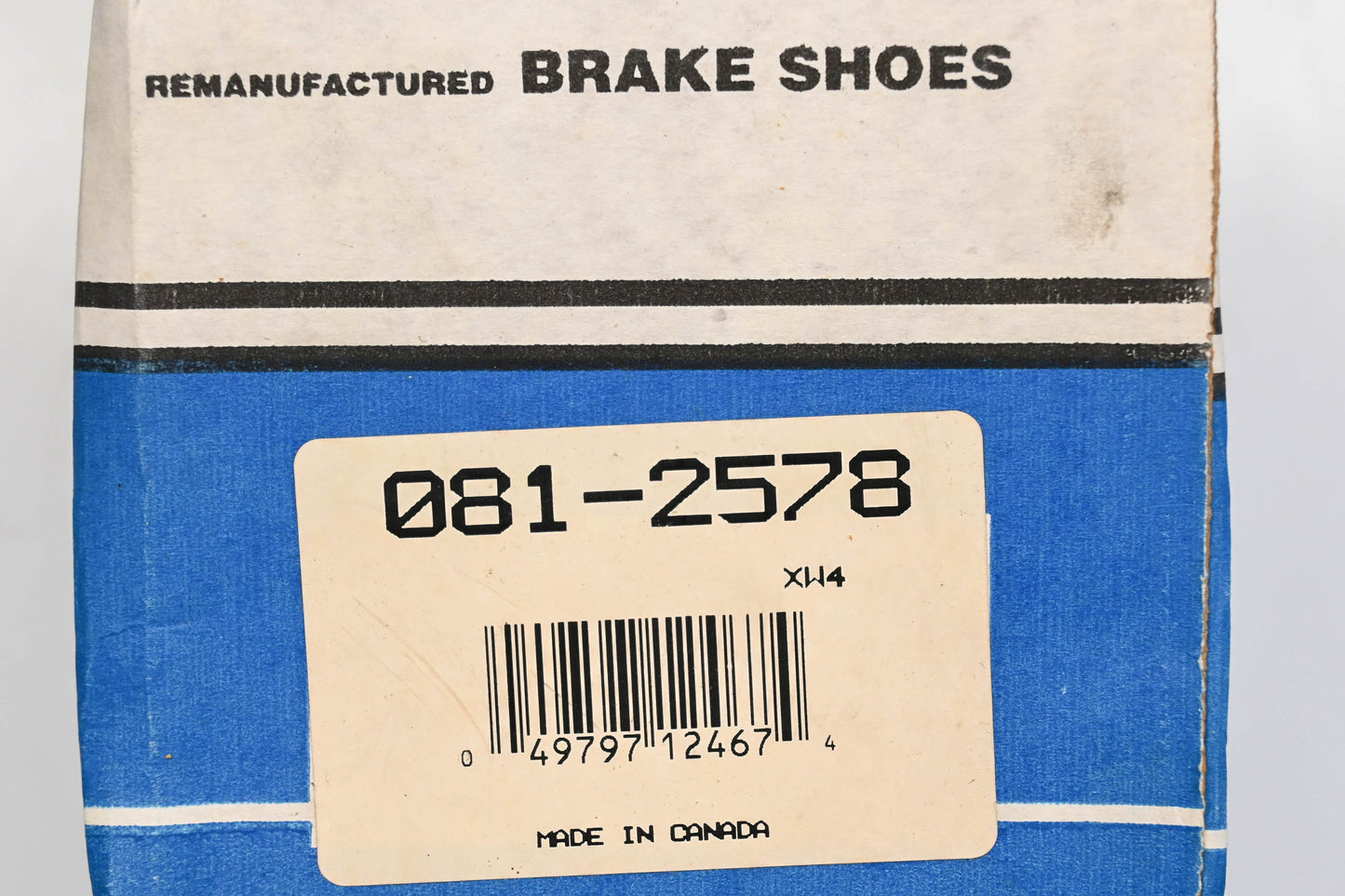 Beck/Arnley 081-2578 Remanufactured Drum Brake Shoe Kit NOS