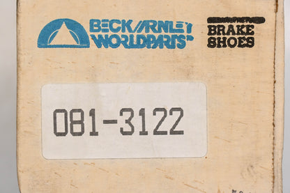Beck/Arnley 081-3122 Remanufactured Drum Brake Shoe Kit NOS