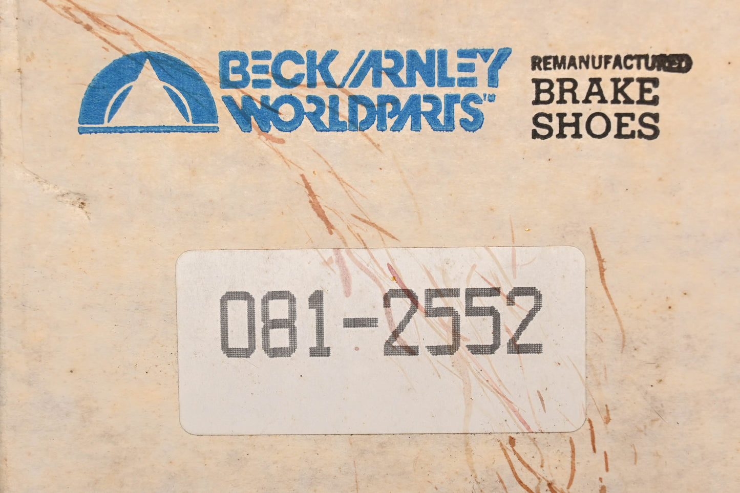 Beck/Arnley 081-2552 Remanufactured Drum Brake Shoe Kit NOS