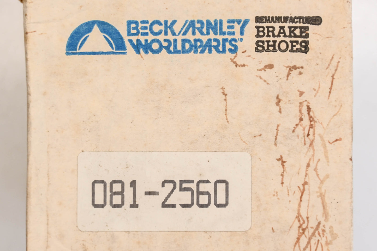 Beck/Arnley 081-2560 Remanufactured Nissan Drum Brake Shoe Kit NOS