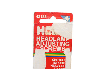 Motormite 42188 Help! Headlight Adjusting Screws Qty 2 NOS