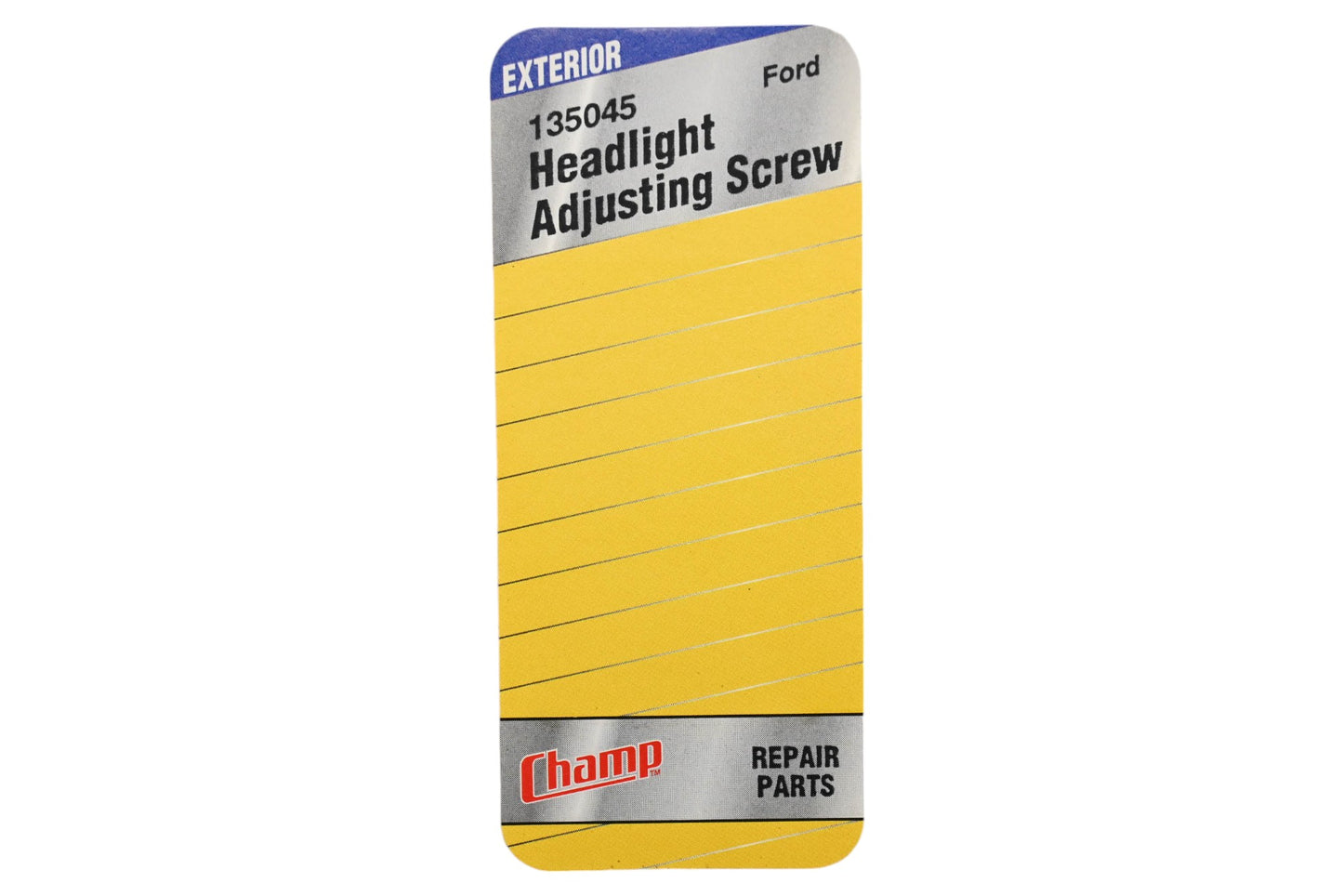 Champ 135045 Ford Headlight Adjusting Screw Kit NOS